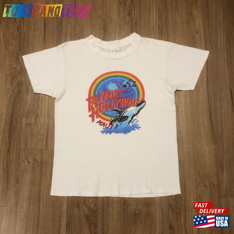 Vintage Planet Hollywood Maui Shirt Tourist Tees Size S Classic Sweatshirt 29Uf180703 – Utopia Fashion