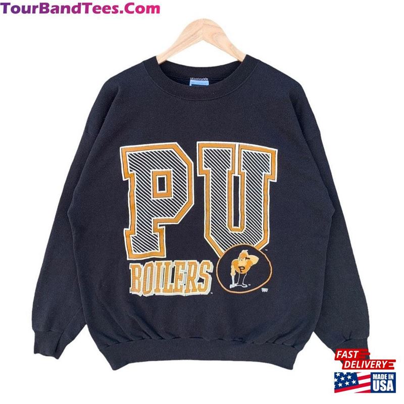 Vintage 90’S Purdue Boilers Crewneck Sweatshirt Sweater T-Shirt Unisex 29Uf181844 – Utopia Fashion