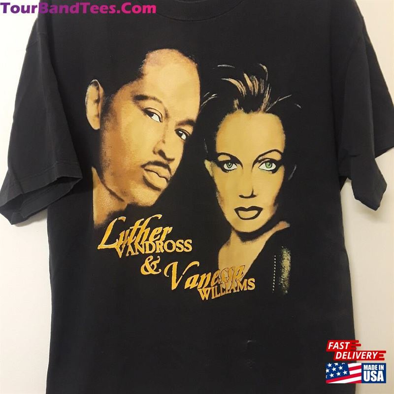 Vintage 90’S Vanessa Williams Luther Vandross Tour T-Shirt Unisex 29Uf167587 – Utopia Fashion