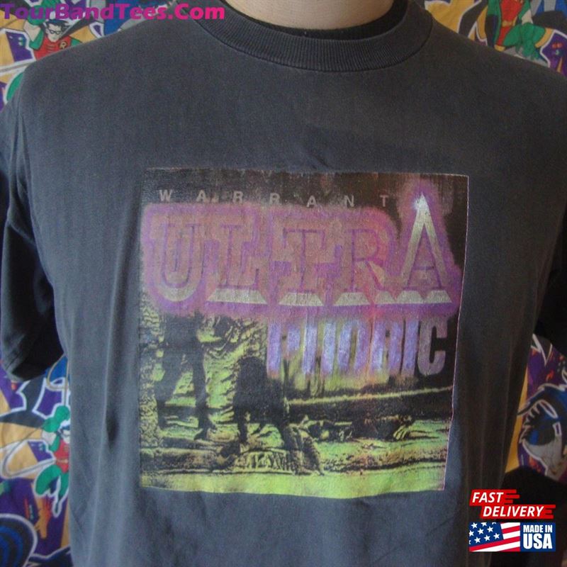 Vintage 90’S Warrant Hard Rock Concert Ultraphobic Tour T-Shirt L Sweatshirt 29Uf167420 – Utopia Fashion