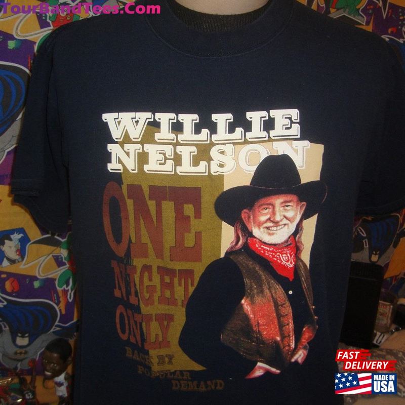 Vintage 90’S Willie Nelson Luck Opry House Tour Concert Country Western T-Shirt Adult Size L Unisex Sweatshirt 29Uf165732 – Utopia Fashion