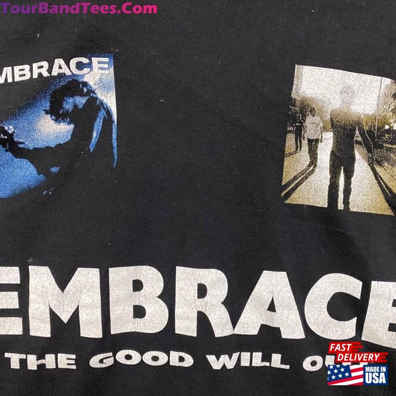 Vintage 90S Embrace The Good Will Out Album Tour Singles English Rock Band Big Image V Neck Britpop Punk Grunge Promo T Shirts Sweatshirt Hoodie 29Uf164925 – Utopia Fashion