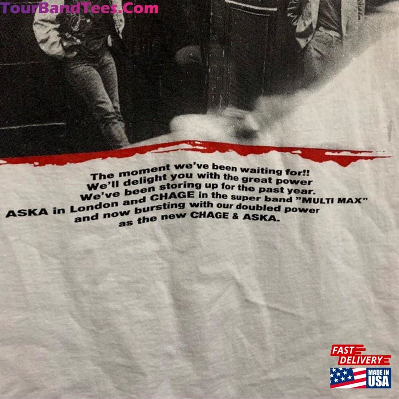 Vintage 90S Chage And Aska Dou Pop Rock Japanese See Ya Album T-Shirt Sweatshirt Hoodie 29Uf166749 – Utopia Fashion