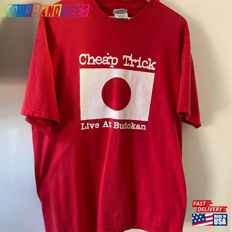 Vintage 90S Cheap Trick Live At Budokan Tour Concert T-Shirt Sweatshirt 29Uf166335 – Utopia Fashion