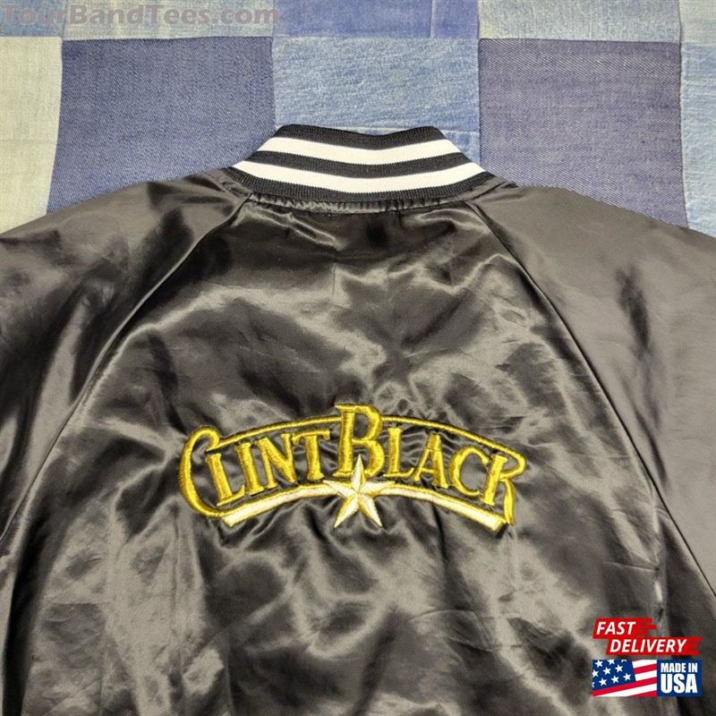 Vintage 90S Clint Black Jacket Country Shirt T-Shirt Sweatshirt 29Uf171336 – Utopia Fashion