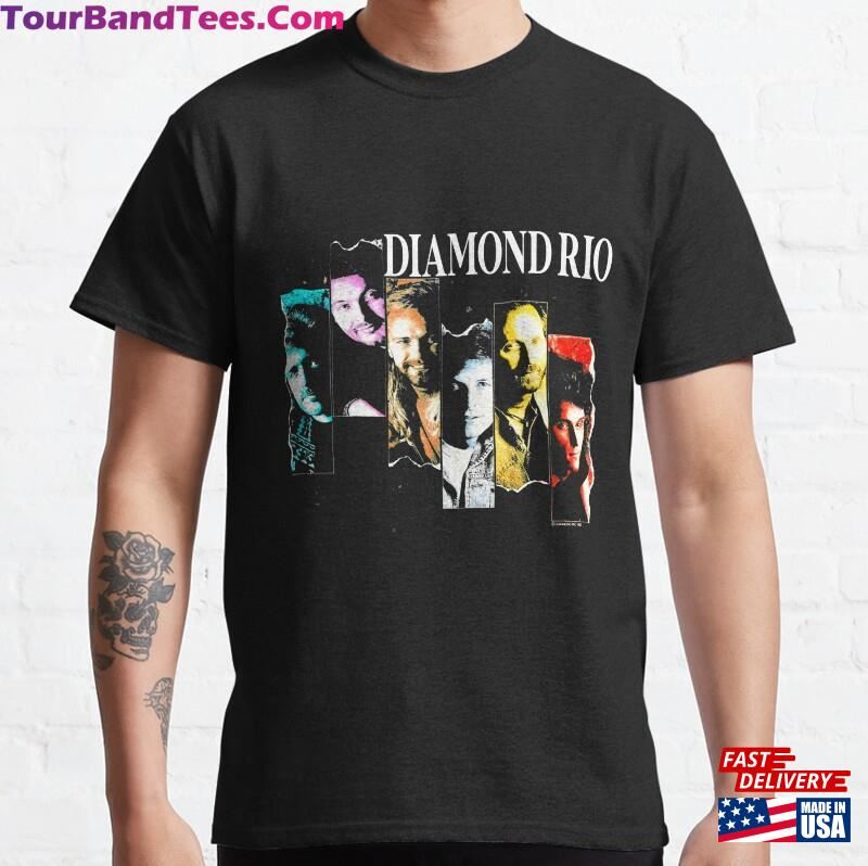 Vintage 90S Diamond Rio Tour Classic T-Shirt Unisex 29Uf166244 – Utopia Fashion