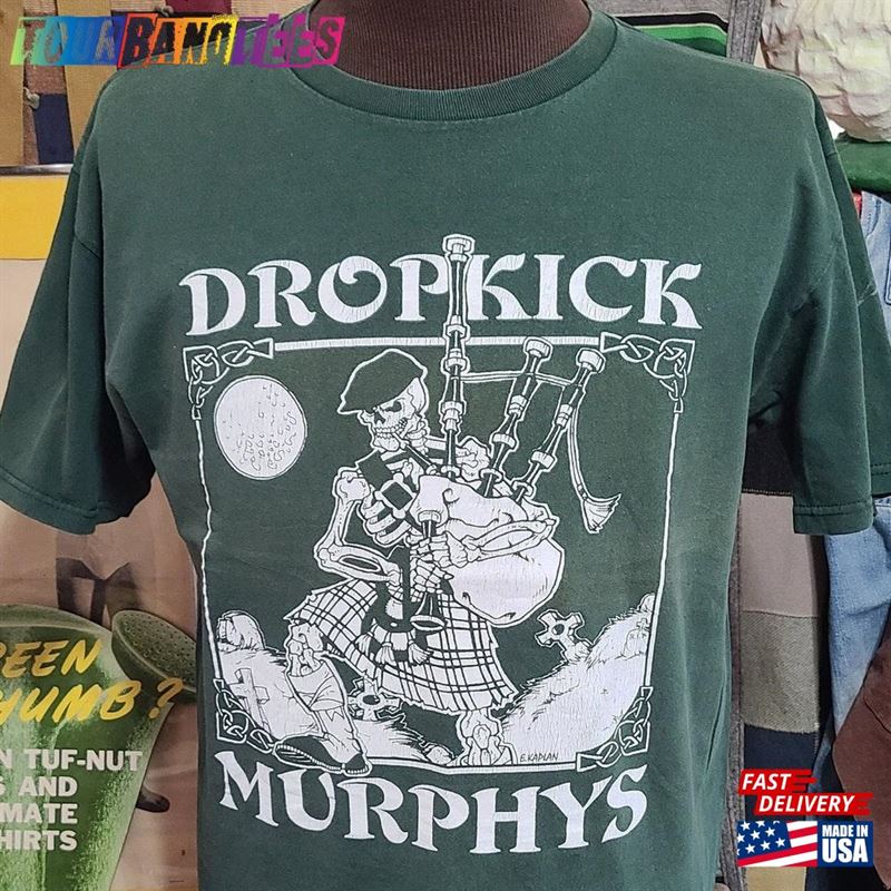 Vintage 90S Dropkick Murphys Irish Rock Concert Tour Sided Music Fan Band Tee T Shirt Sweatshirt Classic 29Uf170682 – Utopia Fashion