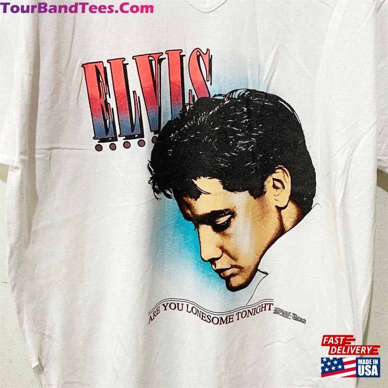 Vintage 90S Elvis Presley Shirt T-Shirt Hoodie 29Uf168540 – Utopia Fashion