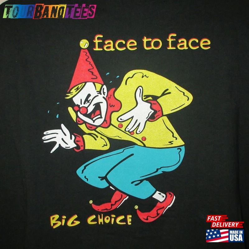 Vintage 90S Face To Big Choice Punk Band T-Shirt Hoodie 29Uf170936 – Utopia Fashion