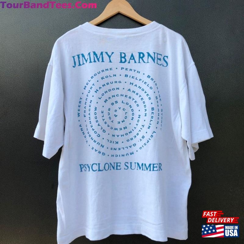 Vintage 90S Jimmy Barnes Europe Tour Psyclone Summer Australian Rock Legend Songwriters Best Seller Music Artist Classic Unisex 29Uf164761 – Utopia Fashion