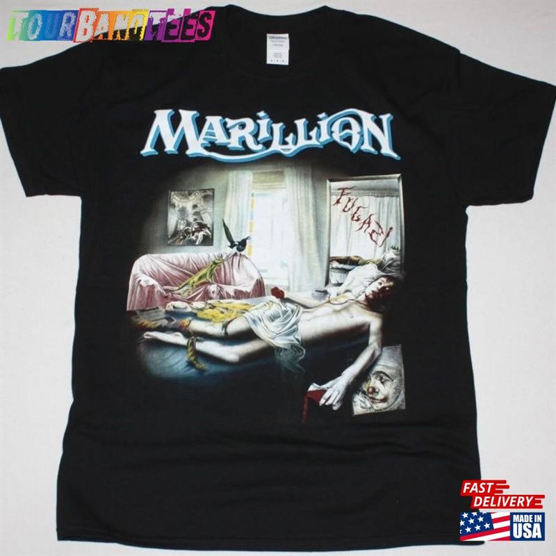 Vintage 90S Marillion Fugazi New Black T Shirt Unisex T-Shirt 29Uf172976 – Utopia Fashion