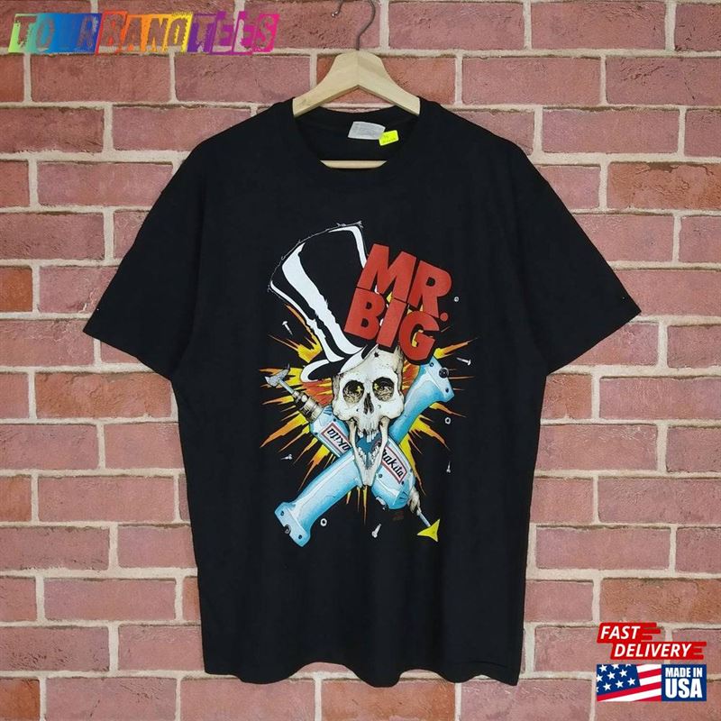 Vintage 90S Mr Big American Hard Rock Band Promo Music Tour T-Shirt Unisex 29Uf166291 – Utopia Fashion