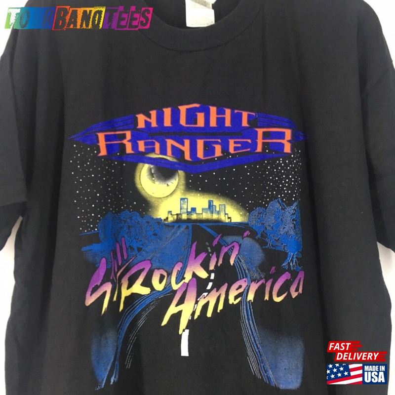 Vintage 90S Night Ranger Still America Japan Tour Rock Band T Shirt Unisex Sweatshirt 29Uf165960 – Utopia Fashion