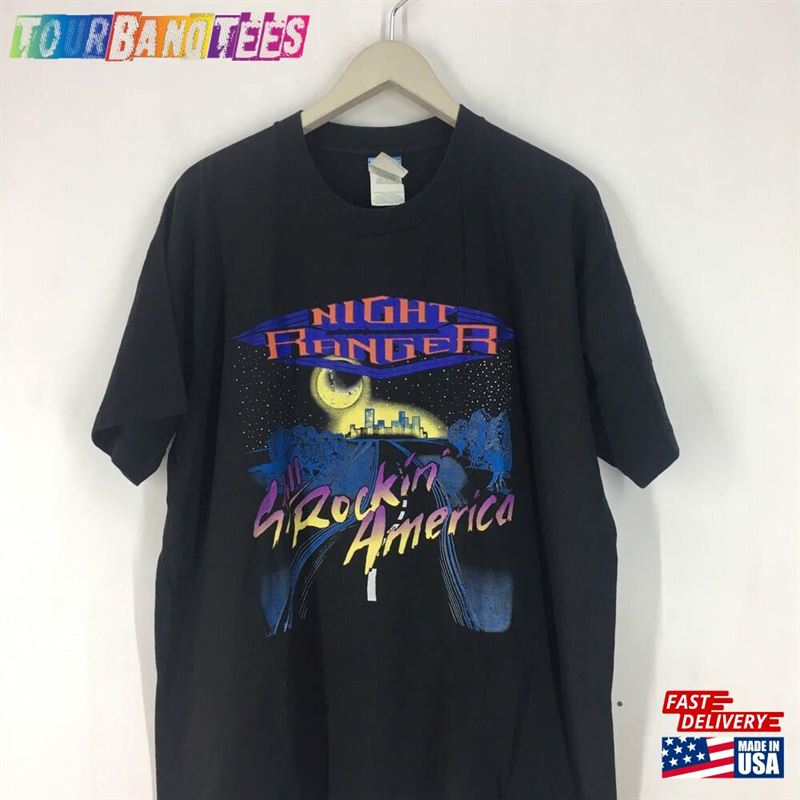 Vintage 90S Night Ranger Still America Japan Tour Rock Band T Shirt Unisex Sweatshirt 29Uf165960 – Utopia Fashion