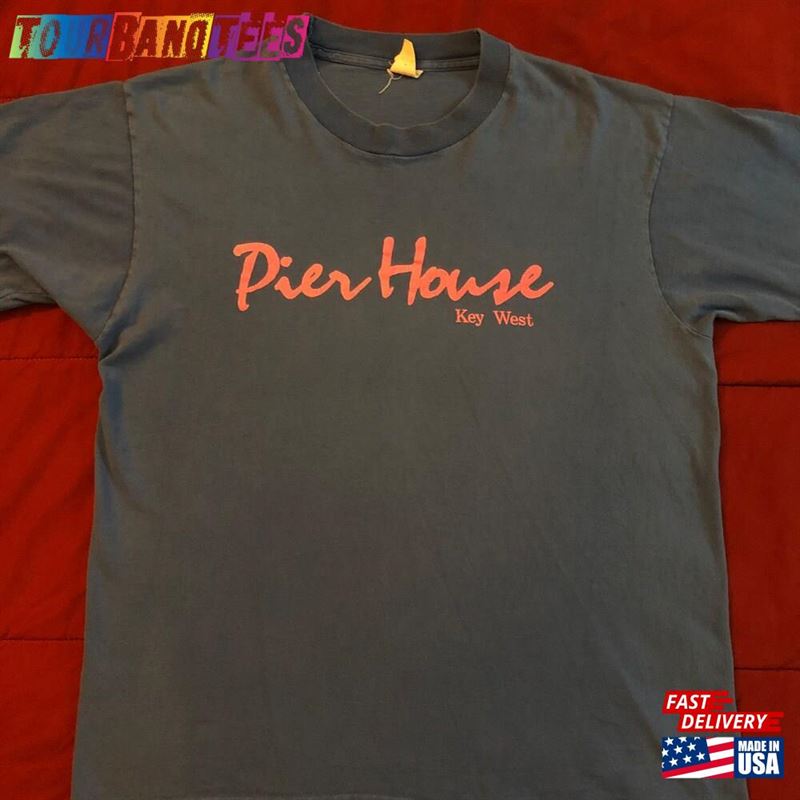 Vintage 90S Pier House Key West Florida Classic Made In Usa Single Stitch T-Shirt Hoodie Sweatshirt 29Uf166047 – Utopia Fashion