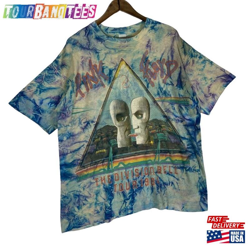 Vintage 90S Pink Floyd The Division Bell Tour Tie Dye T-Shirt Classic 29Uf172937 – Utopia Fashion