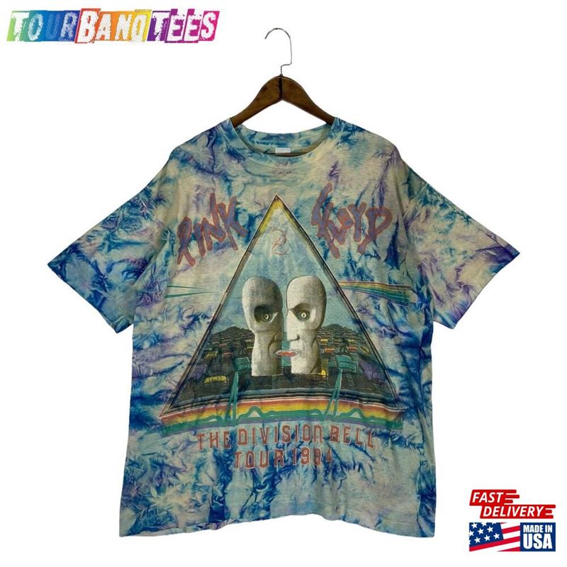 Vintage 90S Pink Floyd The Division Bell Tour Tie Dye T-Shirt Classic 29Uf172937 – Utopia Fashion