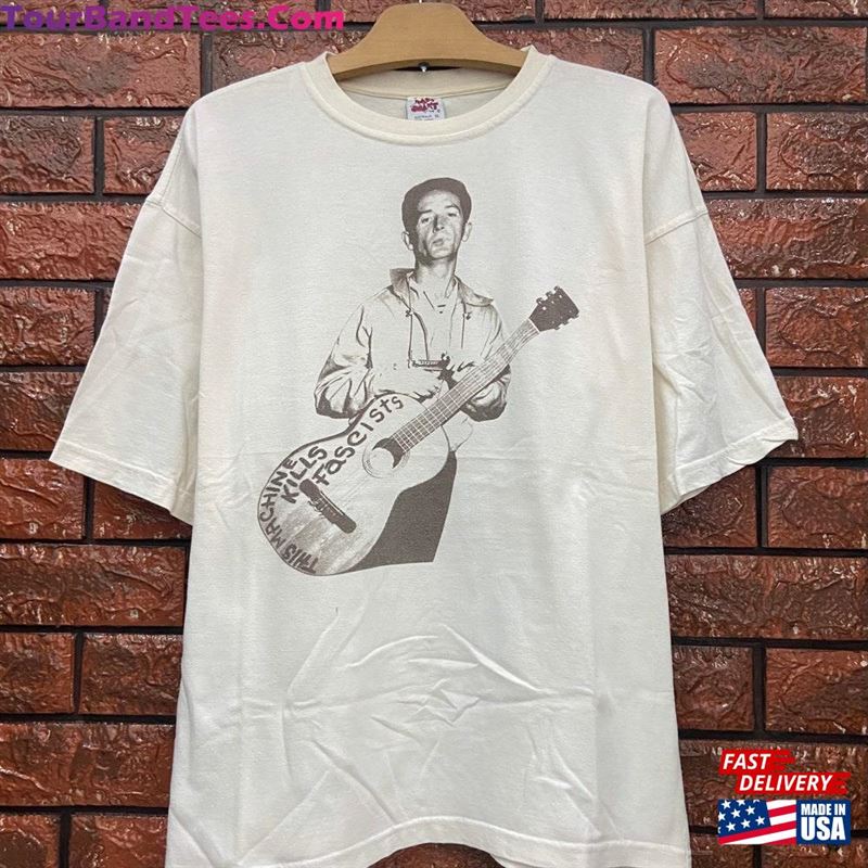 Vintage 90S Rare Billy Bragg Quot Mermaid Avenue Album Promo Woody Guthrie Folk Music T-Shirt Classic Unisex 29Uf169597 – Utopia Fashion