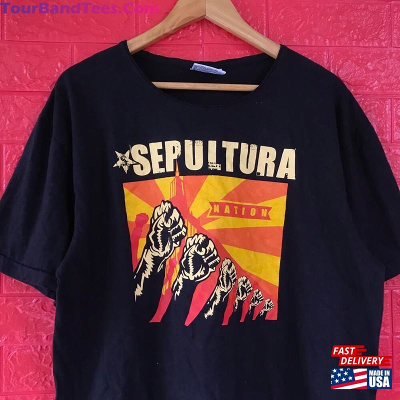 Vintage 90S Sepultura Band Promo Album Tour Concert T-Shirt Unisex 29Uf167132 – Utopia Fashion