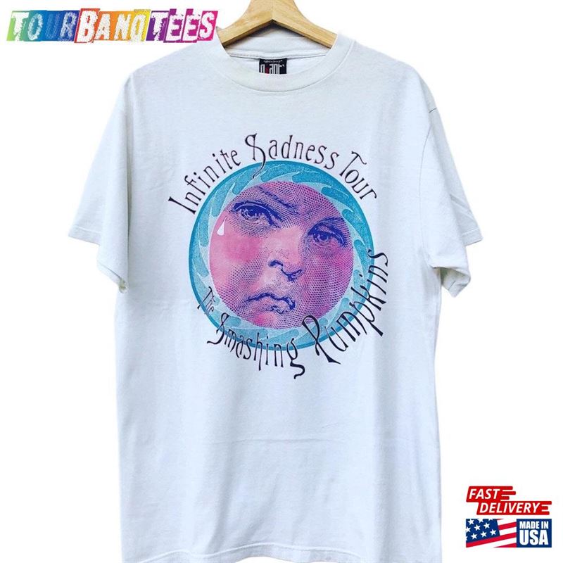 Vintage 90S The Smashing Pumpkins Quot Infinite Sadness Tour Band Tee Shirt Sweatshirt T-Shirt 29Uf170298 – Utopia Fashion