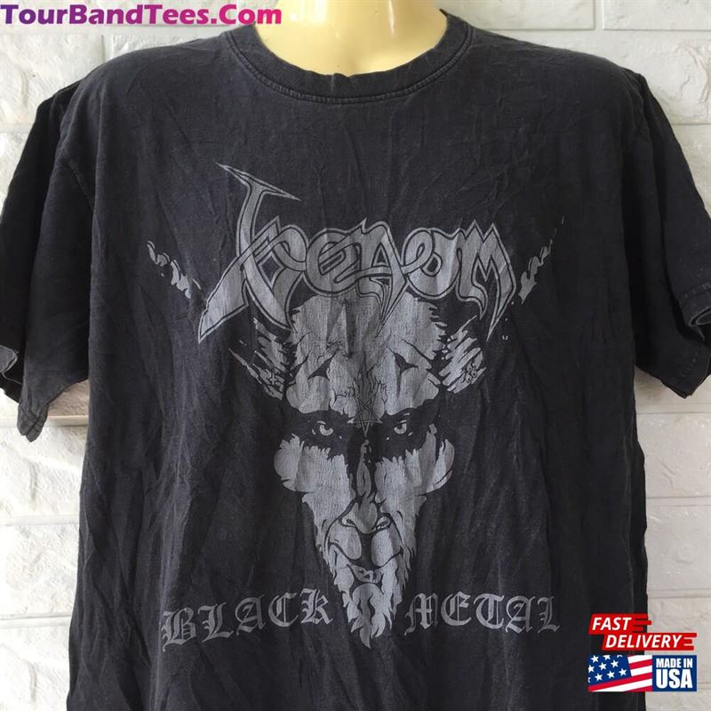 Vintage 90S Venom Band Promo Concert Tour Black Metal Album T-Shirt Classic 29Uf167138 – Utopia Fashion