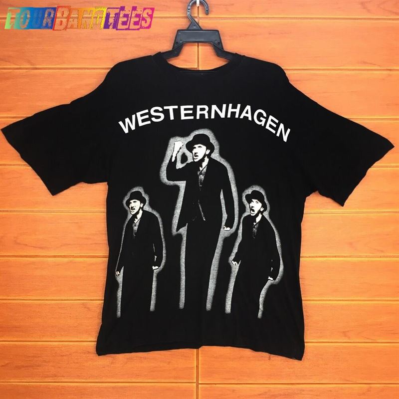 Vintage 90S Westernhagen Affen Tour T-Shirt Wea Records Classic 29Uf165840 – Utopia Fashion