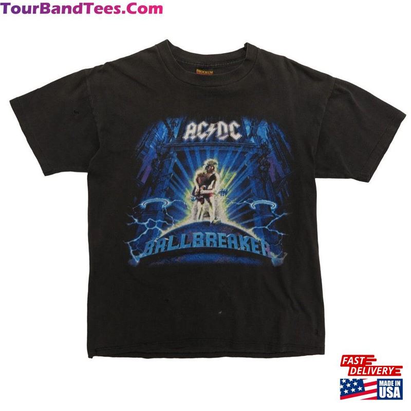 Vintage Acdc Ball Breaker Tour T-Shirt Sweatshirt Unisex 29Uf166108 – Utopia Fashion