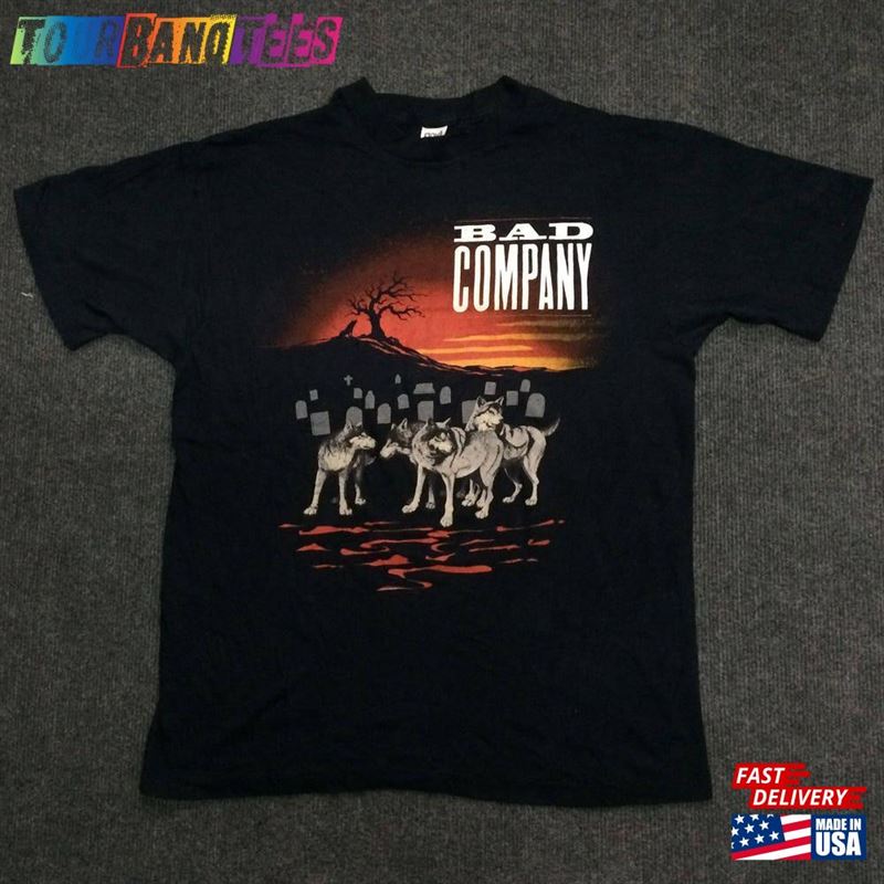 Vintage Bad Company Holy Water Tour Summer Concert 90S Promo Rare T-Shirt Sweatshirt 29Uf170752 – Utopia Fashion