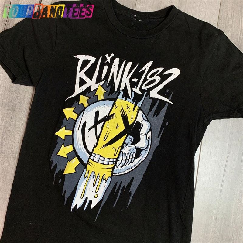 Vintage Blink Band T-Shirt Live Music On Tour Pop Punk Promo Graphic Streetwear Fashion Unisex 29Uf174505 – Utopia Fashion