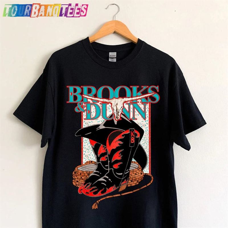 Vintage Brooks Dunn Graphic Tee Country Band T-Shirt Classic 29Uf180007 – Utopia Fashion