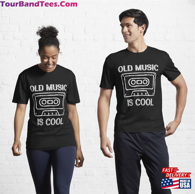 Vintage Cassette Tape Old Music Is Cool 80S 90S Retro Lover Active T-Shirt Classic 29Uf182708 – Utopia Fashion