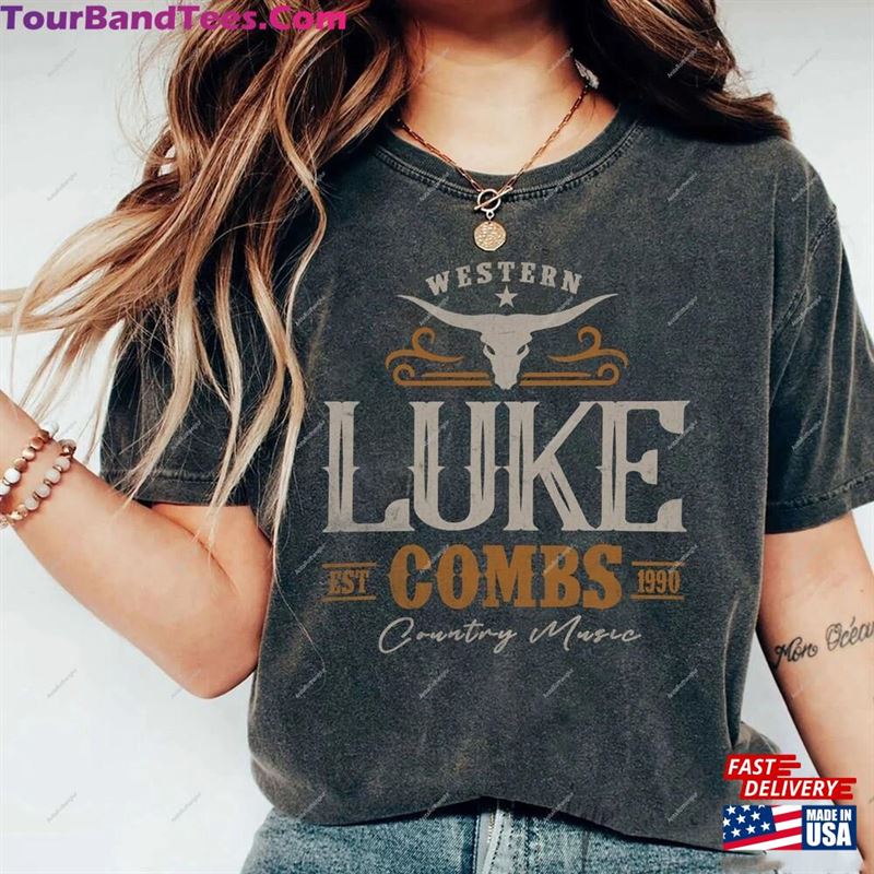 Vintage Combs Bullhead Shirt Country Music Luke World Tour Sweatshirt Unisex 29Uf187070 – Utopia Fashion