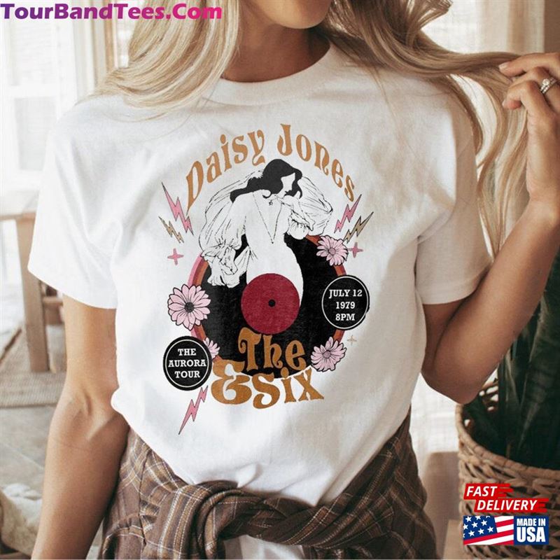 Vintage Daisy Jones The Six Shirt Retro Aurora World Tour Classic Unisex 29Uf166524 – Utopia Fashion