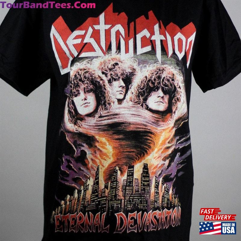 Vintage Destruction Bandshirt M Eternal Devastation Unisex Classic 29Uf166051 – Utopia Fashion