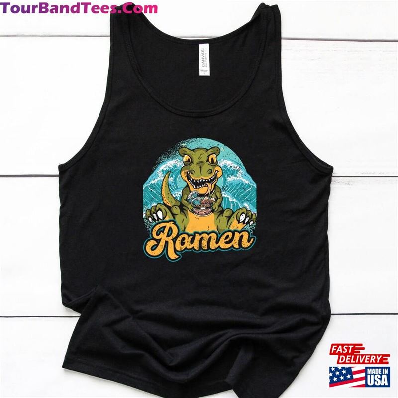 Vintage Dinosaur Eating Ramen Lover Japanese Noodle Kawaii Manga Asian Kanji Funny Japan Culture T-Shirt Tank Top Sweatshirt Unisex Hoodie 29Uf187729 – Utopia Fashion