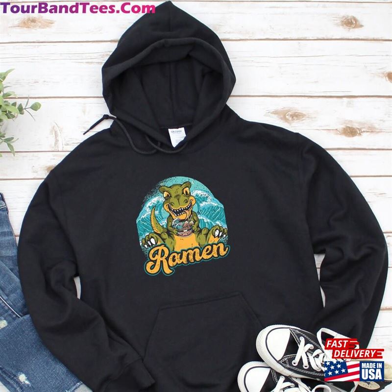 Vintage Dinosaur Eating Ramen Lover Japanese Noodle Kawaii Manga Asian Kanji Funny Japan Culture T-Shirt Tank Top Sweatshirt Unisex Hoodie 29Uf187729 – Utopia Fashion