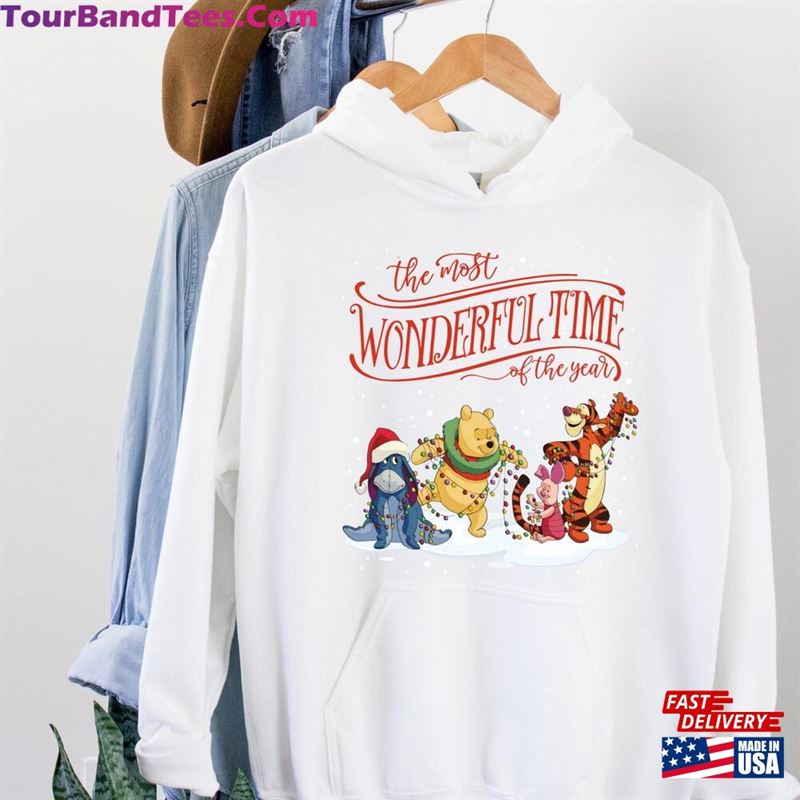 Vintage Disney Winnie The Pooh Christmas Hoodie Shirt And Friends Sweater Sweatshirt Classic 29Uf165922 – Utopia Fashion