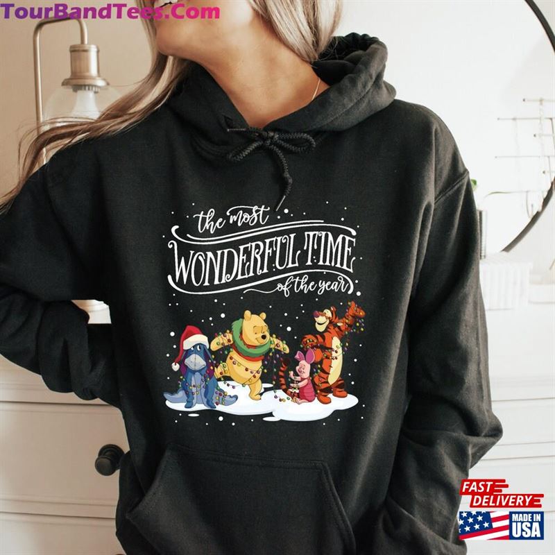 Vintage Disney Winnie The Pooh Christmas Hoodie Shirt And Friends Sweater Sweatshirt Classic 29Uf165922 – Utopia Fashion