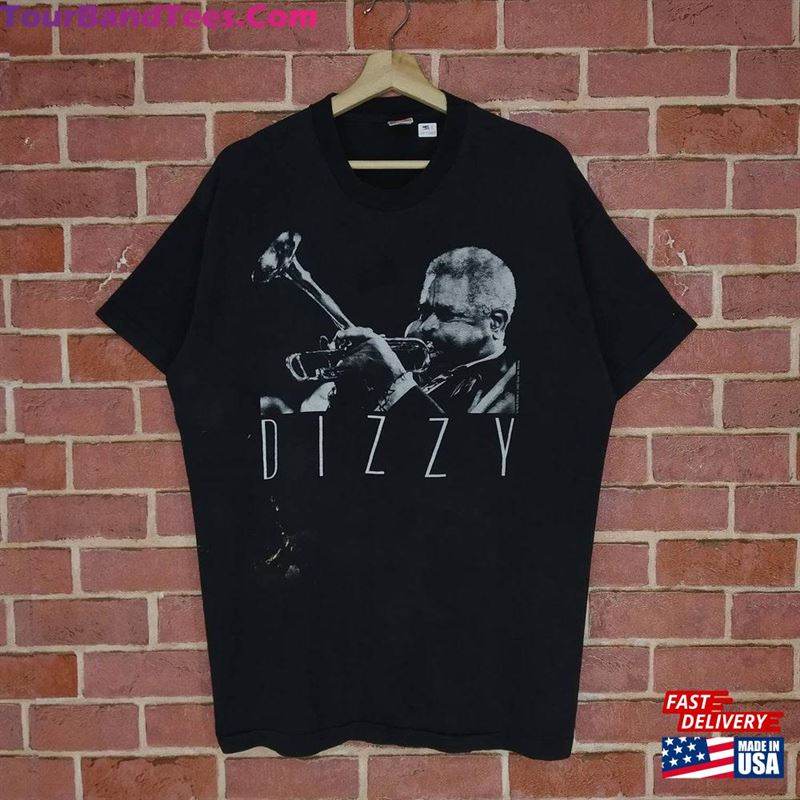 Vintage Dizzy Gillespie American Jazz Music Promo T-Shirt Unisex Hoodie 29Uf167486 – Utopia Fashion