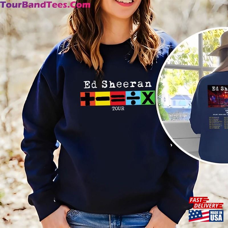 Vintage Ed Sheeran The Mathematics Tour Shirt Sweatshirt Hoodie 29Uf177735 – Utopia Fashion