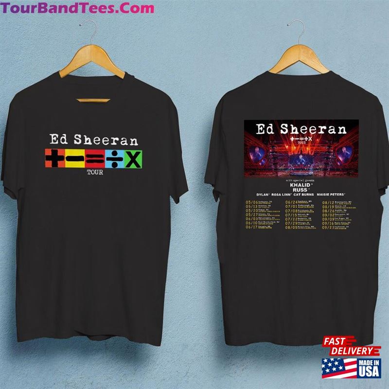 Vintage Ed Sheeran The Mathematics Tour Shirt Sweatshirt Hoodie 29Uf177735 – Utopia Fashion