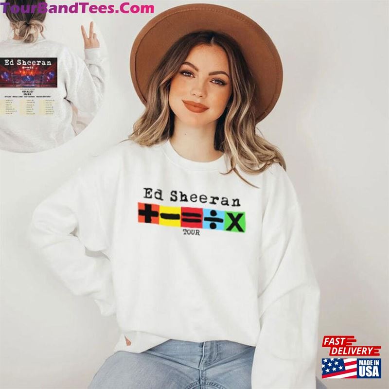 Vintage Ed Sheeran The Mathematics Tour Shirt Sweatshirt Hoodie 29Uf177735 – Utopia Fashion