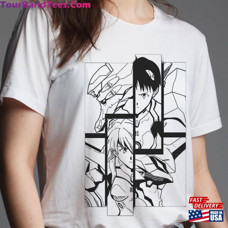 Vintage Evangelion Shirt Anime Unisex T-Shirt Sweatshirt Hoodie Classic 29Uf166355 – Utopia Fashion