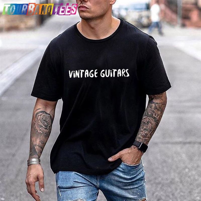 Vintage Guitars Musician T-Shirts Music Slogan Shirt Sweatshirt Classic 29Uf179515 – Utopia Fashion