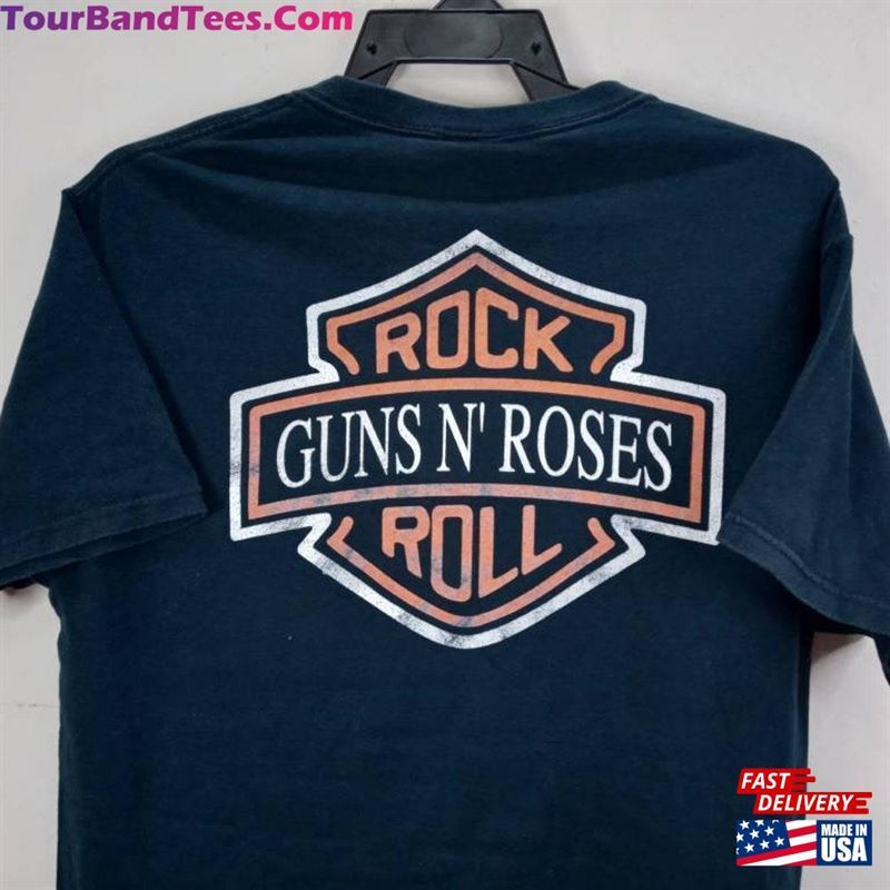 Vintage Gun N Roses American Hard Rock Band Black Medium T-Shirt Unisex 29Uf168951 – Utopia Fashion