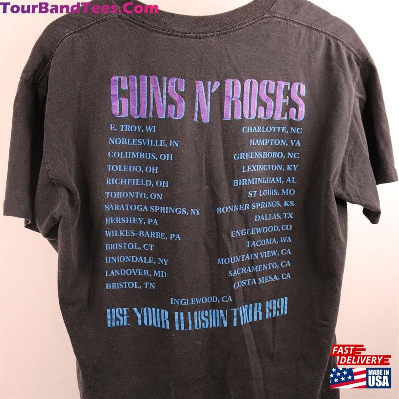 Vintage Guns N Roses Concert Tour T-Shirt Hoodie Sweatshirt 29Uf180736 – Utopia Fashion