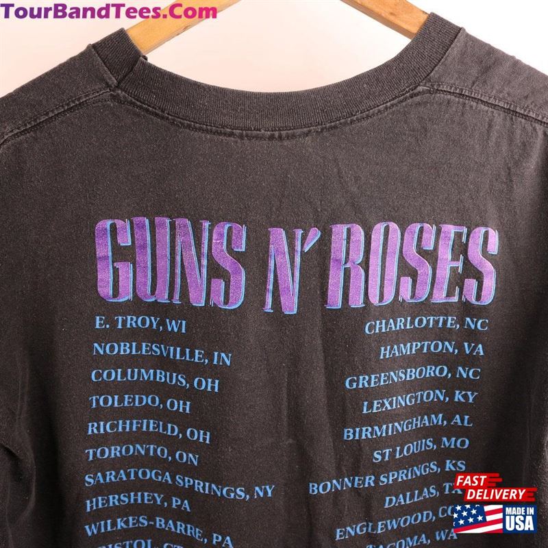 Vintage Guns N Roses Concert Tour T-Shirt Hoodie Sweatshirt 29Uf180736 – Utopia Fashion