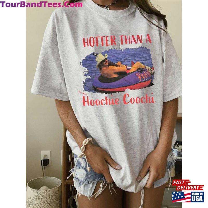 Vintage Hotter Than A Hoochie Coochie Chattahoochee Alan T-Shirt Jackson Tour Shirt Classic Unisex 29Uf165375 – Utopia Fashion