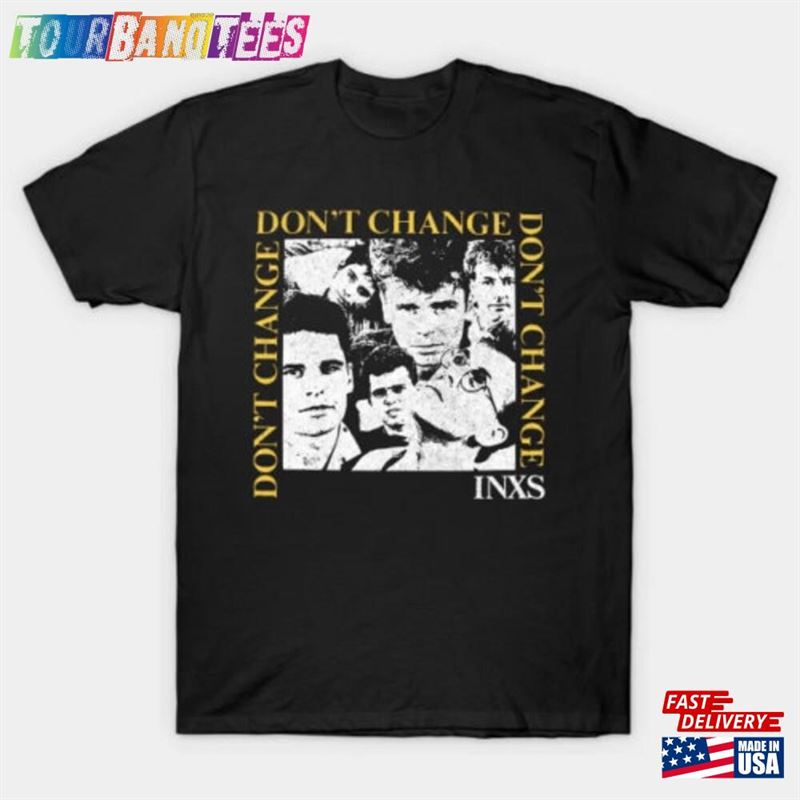 Vintage Inxs Change T-Shirt X Tour Concert Souvenir Shirt Classic 29Uf169945 – Utopia Fashion