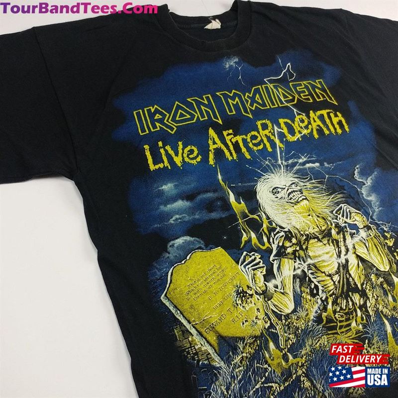 Vintage Iron Maiden T-Shirt Live After Death Tour Hoodie Classic 29Uf166626 – Utopia Fashion